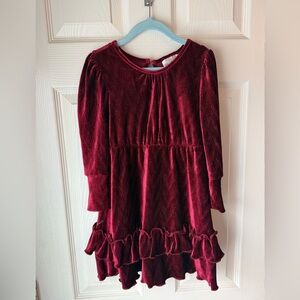Elegant Burgundy Kids Dress size 4T
